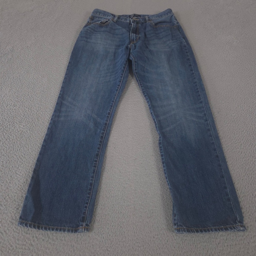 Gap Jeans Mens 32x32 Blue Straight Leg Gap For Good 100% Cotton Denim Classic